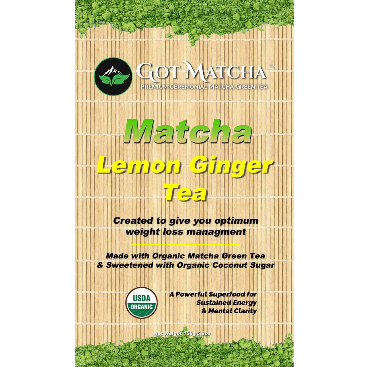 Matcha Lemon Ginger