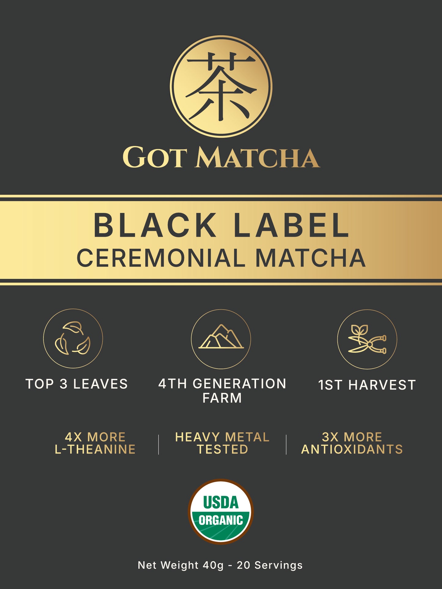 Black Label Ceremonial Matcha