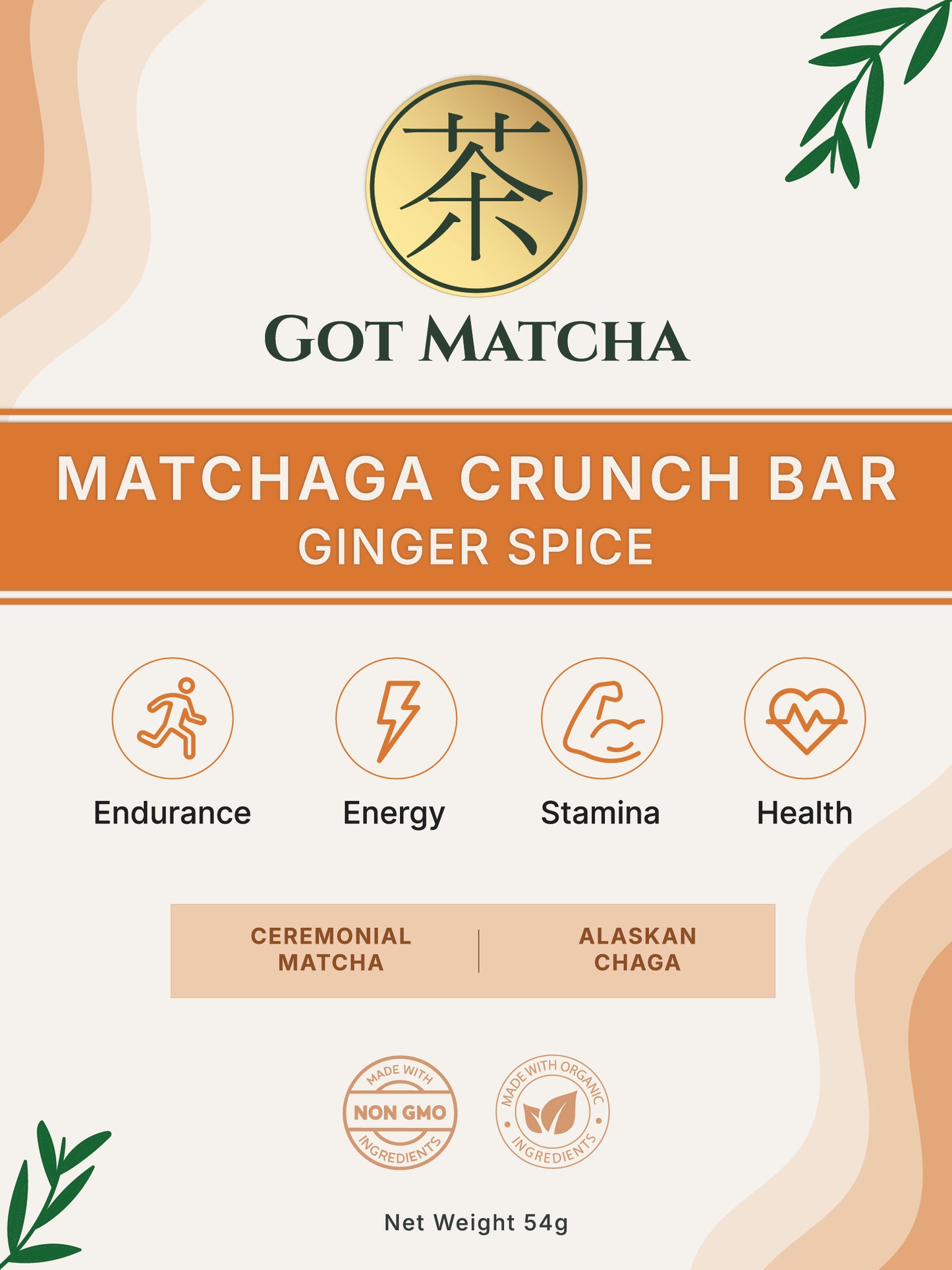 Matchaga Crunch Bar