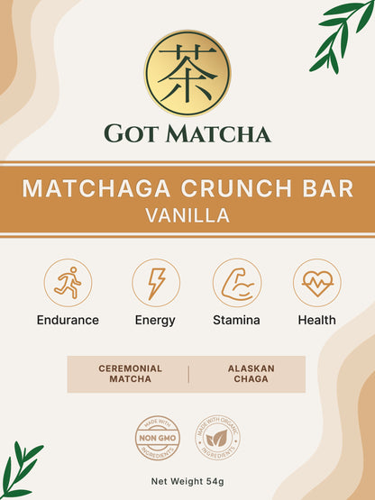 Matchaga Crunch Bar
