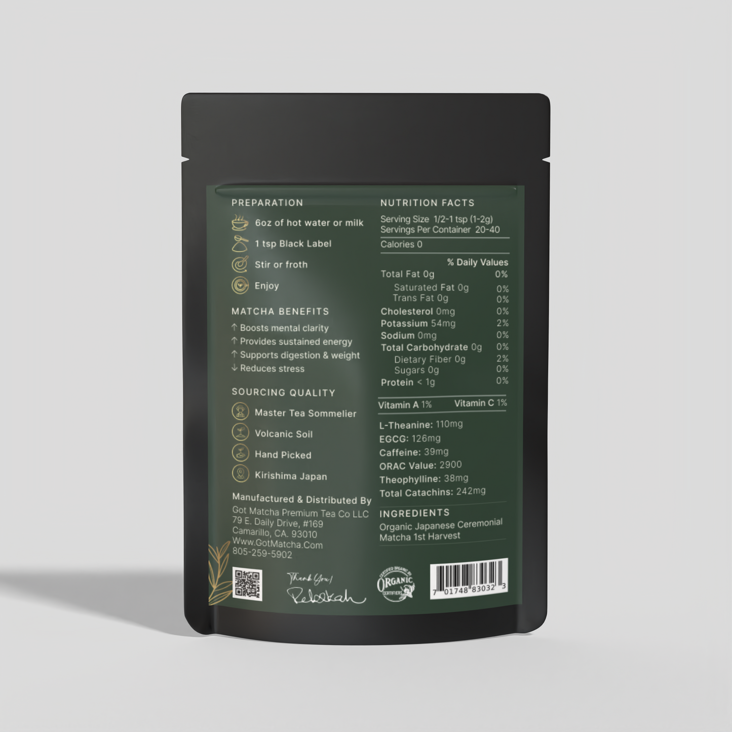 Black Label Ceremonial Matcha - New Harvest Has Arrived!