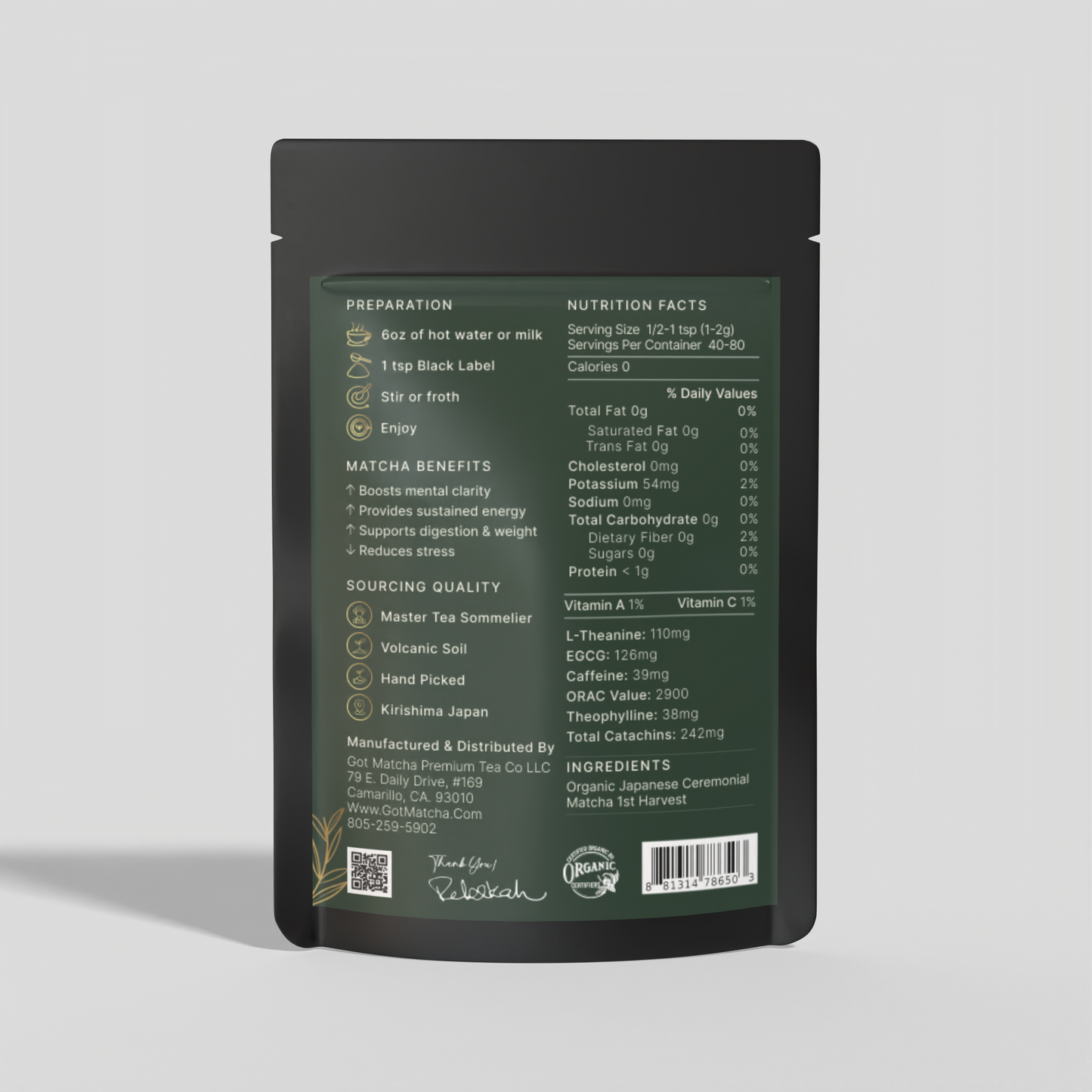 Black Label Ceremonial Matcha - New Harvest Has Arrived!