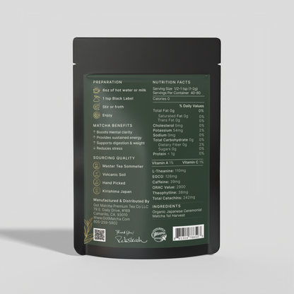Black Label Ceremonial Matcha - New Harvest Has Arrived!