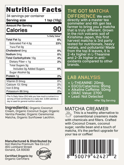 Matcha Creamer