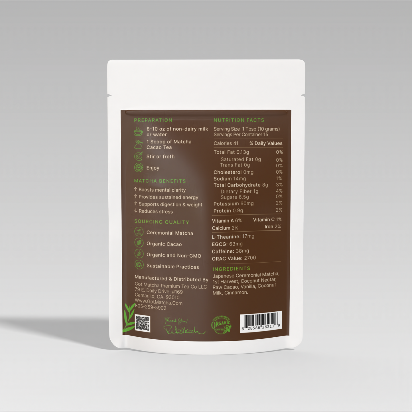 Matcha Cacao Blend
