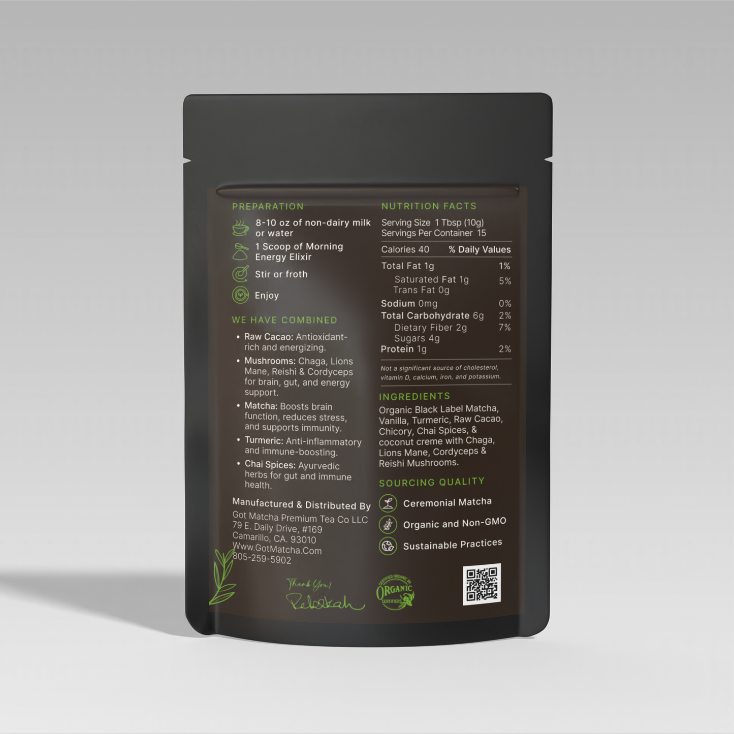 Raw Earth - Morning Energy Elixir