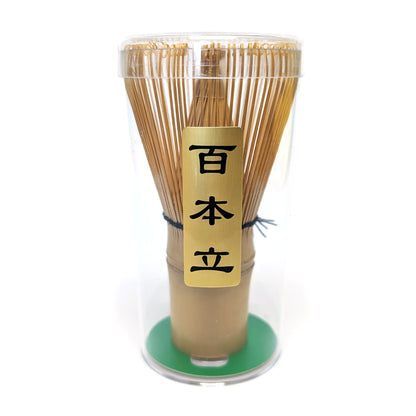 Got Matcha Bamboo Whisk (Chasen) — whisk stored in its bamboo holder