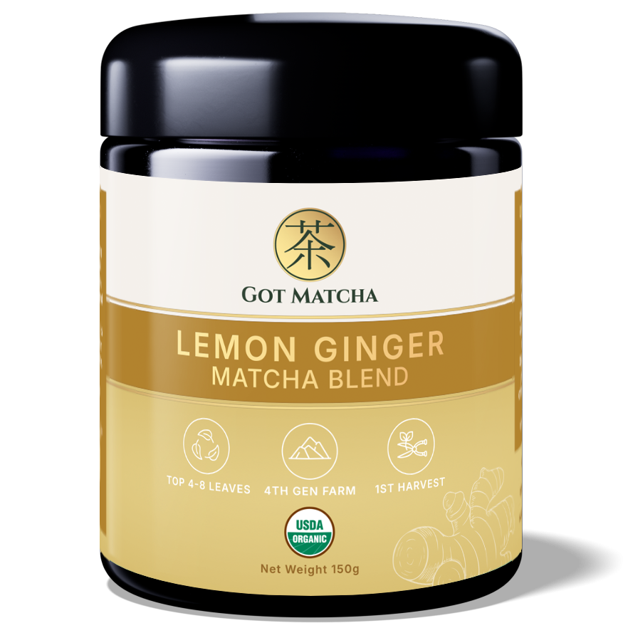 Got Matcha Lemon Ginger Matcha Blend — 150g jar