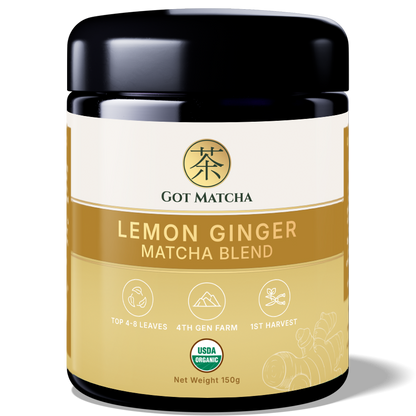 Got Matcha Lemon Ginger Matcha Blend — 150g jar