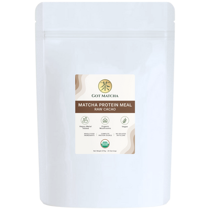 Got Matcha Matcha Protein Meal — front label, 670g resealable pouch