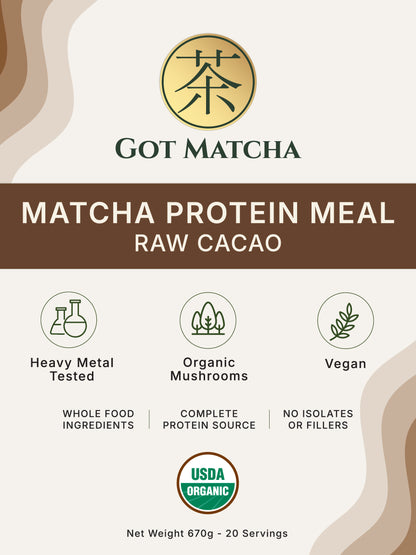 Got Matcha Matcha Protein Meal — front label