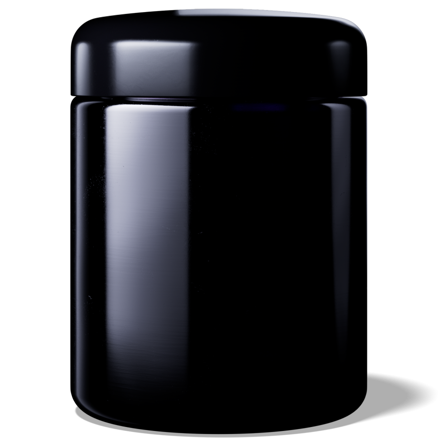 Got Matcha Miron Jar — 250ml violet glass jar