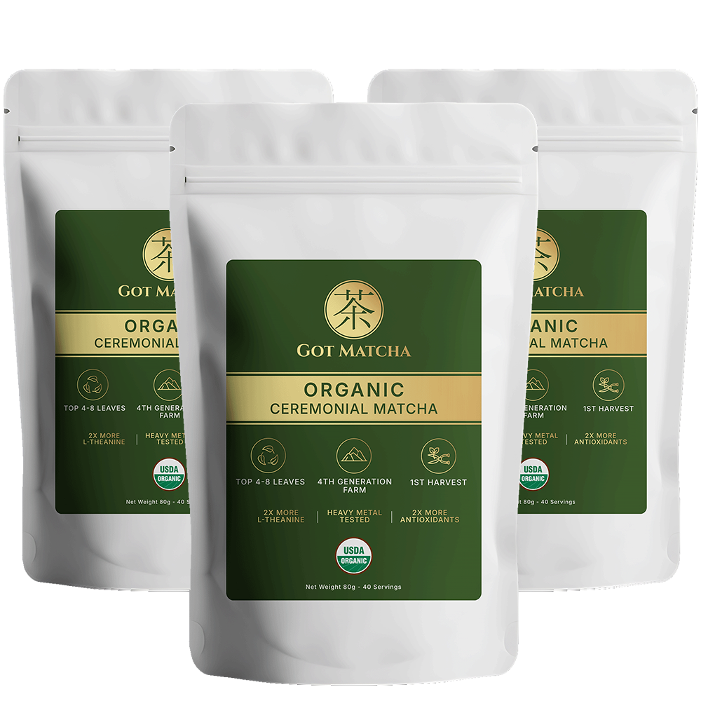 Got Matcha Organic Ceremonial Matcha - Signature Grade — 3-pack bundle