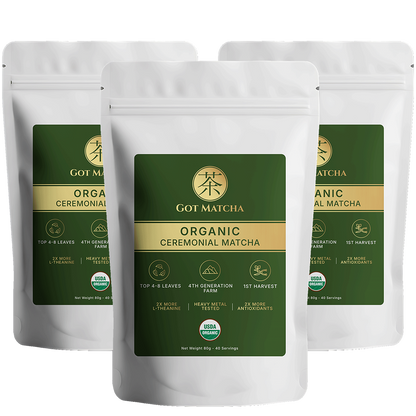 Got Matcha Organic Ceremonial Matcha - Signature Grade — 3-pack bundle