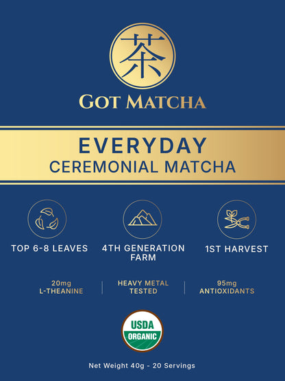 Got Matcha Organic Everyday Matcha — front label