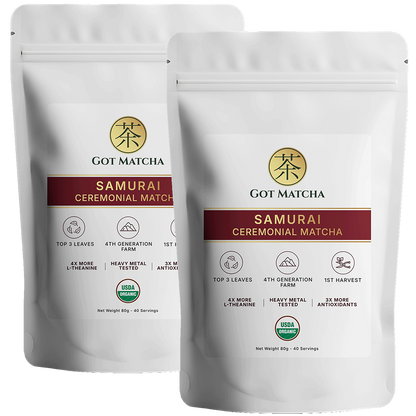 Got Matcha Samurai Ceremonial Matcha — 2-pack bundle
